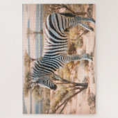 Zebra zu Safari Puzzle (Vertikal)