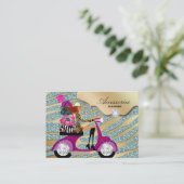 Zebra-Zusatz-Geldbeutel-Schmuck-Goldaquamariner Visitenkarte (Stehend Vorderseite)