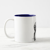 Zebra Zweifarbige Tasse (Links)