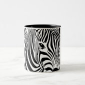 Zebra Zweifarbige Tasse (Mittel)