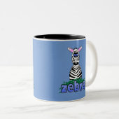 ZEBRA ZWEIFARBIGE TASSE (VorderseiteRechts)