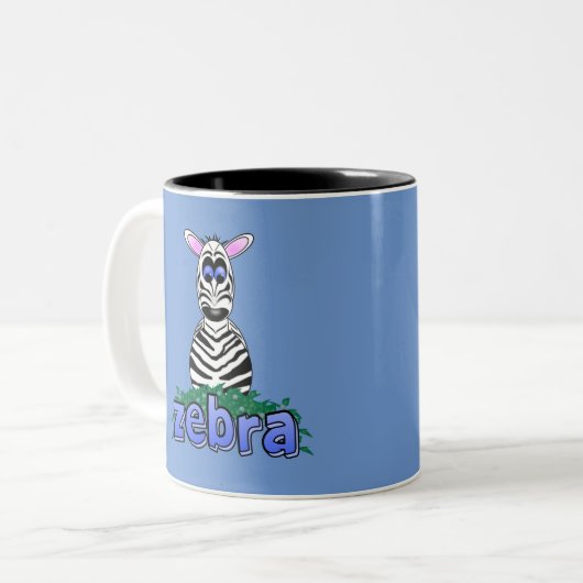 ZEBRA ZWEIFARBIGE TASSE (Vorderseite Links)