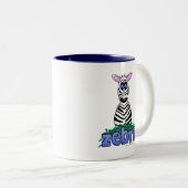 ZEBRA ZWEIFARBIGE TASSE (VorderseiteRechts)