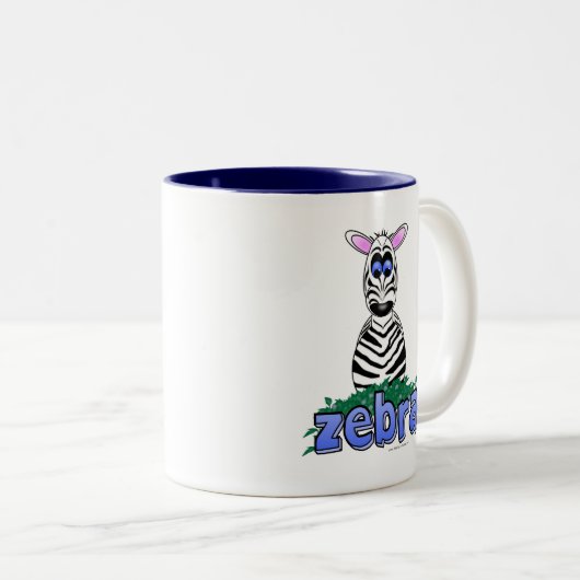 ZEBRA ZWEIFARBIGE TASSE (VorderseiteRechts)