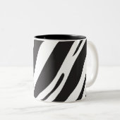 Zebra Zweifarbige Tasse (VorderseiteRechts)