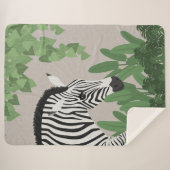 Zebra zwischen Blättern Sherpadecke (Vorderseite (Horizontal))