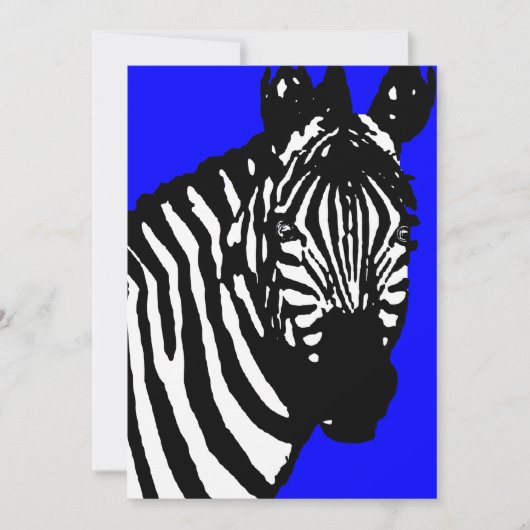 Zebraankündigungen/Einladungen Einladung (Vorderseite)