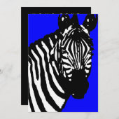 Zebraankündigungen/Einladungen Einladung (Vorne/Hinten)