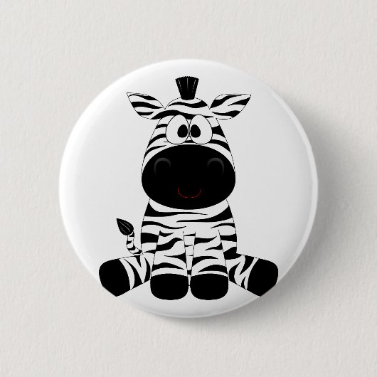 Zebrababy für Kinder Button (Vorderseite)