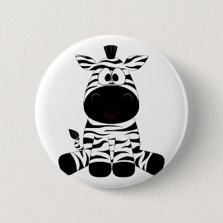 Zebrababy für Kinder Button