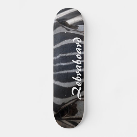 Zebraboard Skateboard (Vorderseite)
