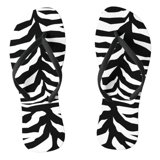 Zebradekoration Badesandalen (Fußbett)