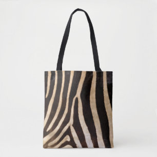 Zebradruck auf Totbeutel Tasche