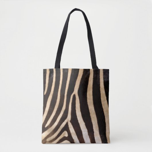 Zebradruck auf Totbeutel Tasche (Vorderseite)