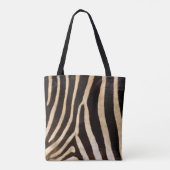 Zebradruck auf Totbeutel Tasche (Rückseite)