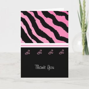 Zebradruck Danke