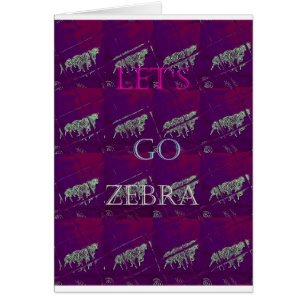 Zebradruck-Dekor: Ein lustiges Design