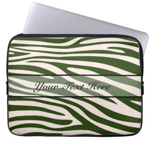 Zebradruck für Retro-Tiere 15 Laptopschutzhülle