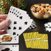 Zebradruck für Retrotiere 11 Spielkarten (In Situ)