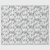Zebradruck Geschenkpapier (Flach)