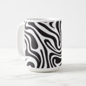 Zebradruck Kaffeetasse (Vorderseite Links)