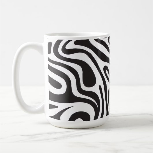 Zebradruck Kaffeetasse (Links)