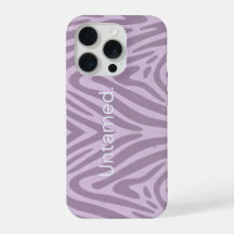Zebradruck lila Handy Case