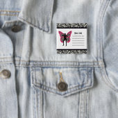 Zebradruck Sammlungs-Knopf Button (Beispiel)