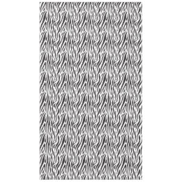 Zebradruck Schwarz-Weiß-Party-Tischdecke Tischdecke