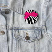 Zebradruck und Bogenknopf Button (Beispiel)