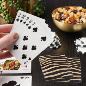 Zebradruck von Spielkarten (In Situ)