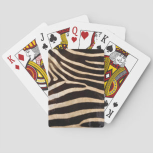 Zebradruck von Spielkarten