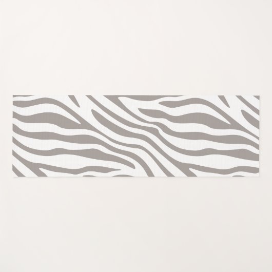 Zebradruck Yogamatte (Vorderseite (Horizontal))