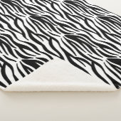 Zebradruckdecke Sherpadecke (3/4)