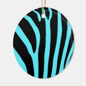 Zebradruckverzierung Keramikornament (Links)