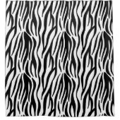 Zebraduschvorhang Duschvorhang (Vorderseite)