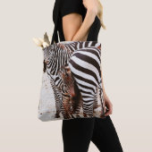 ZEBRAFAMILIE TASCHE (Von Nahem)