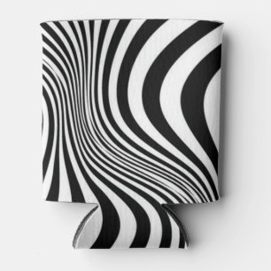 Zebrafell-Druck-Textur-Muster Dosenkühler
