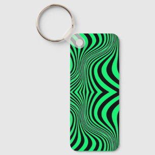 Zebrafell-Druck-Textur-Muster Schlüsselanhänger