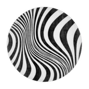 Zebrafell-Druck-Textur-Muster Schneidebrett