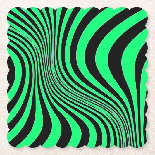 Zebrafell-Druck-Textur-Muster Untersetzer (Vorderseite)