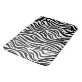 Zebrafelldruck Badematte (Schrägansicht)