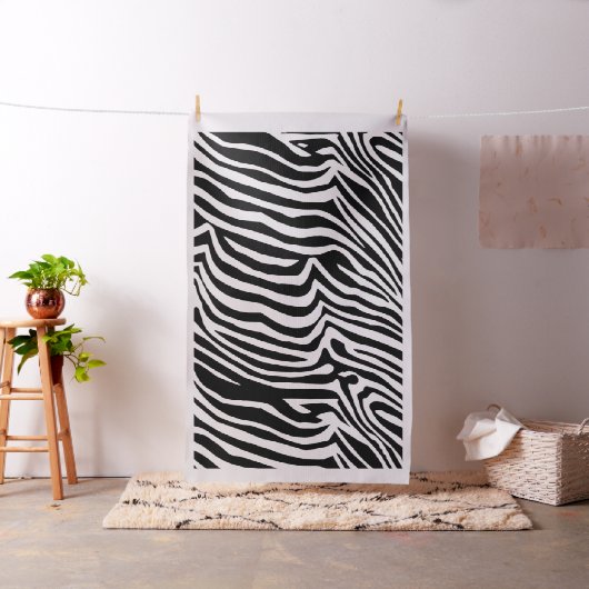Zebrafellmuster Stoff (Beispiel)