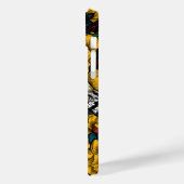 Zebrafinch und Rose Case-Mate iPhone Hülle (Rückseite / Links)