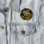 Zebrafink und Rosenbusch Button (Beispiel)