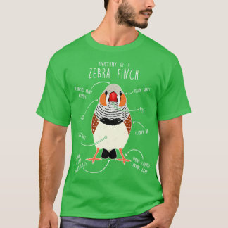 Zebrafinken Anatomie T-Shirt