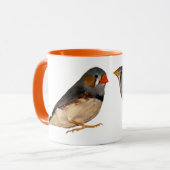 Zebrafinken-Tasse Tasse (Vorderseite Links)