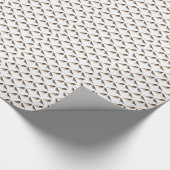 Zebrafinken-Wrapper Papier Geschenkpapier (Ecke)