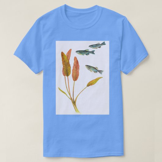 Zebrafish Brachydanio rerio T-Shirt (Design vorne)