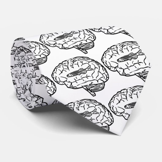 Zebrafish Krawatte (Gerollt)